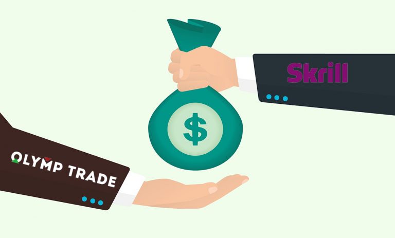 نحوه واریز پول در Olymp Trade با کیف پول الکترونیکی Skrill