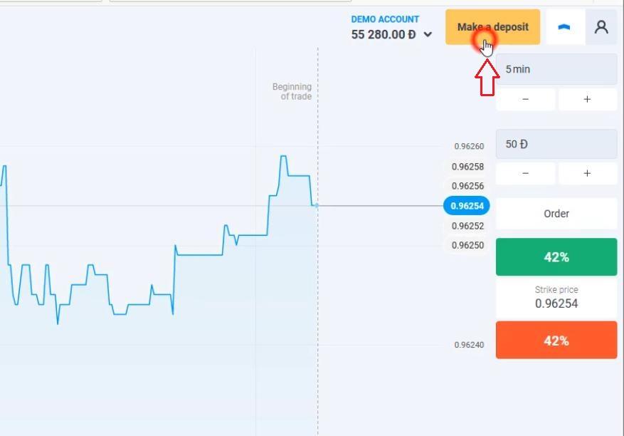 Cara melakukan deposit ke Olymp Trade