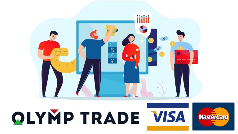 Como depositar o Olymp Trade com Visa e Mastercard 09/2024