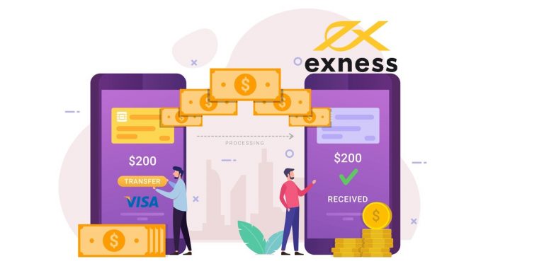 Como depositar uma conta Exness com Visa / Mastercard