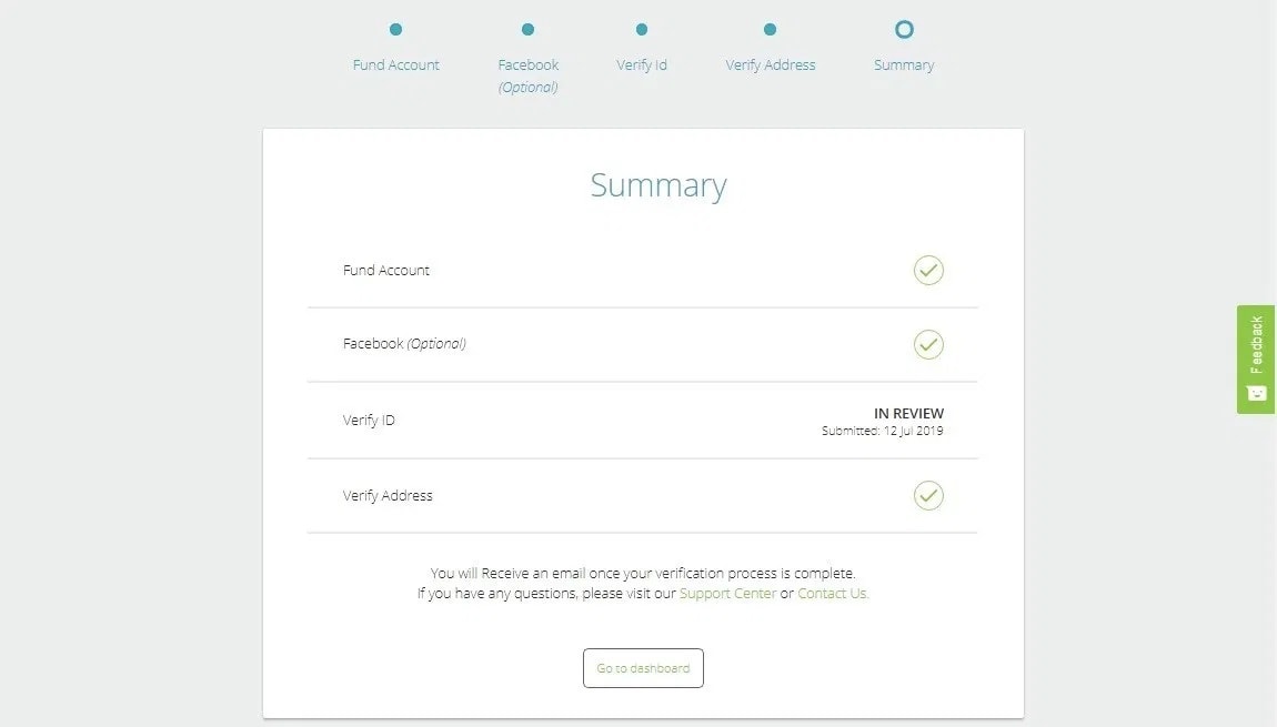 Tổng kết quá trình đăng ký tài khoản ví điện tử Neteller