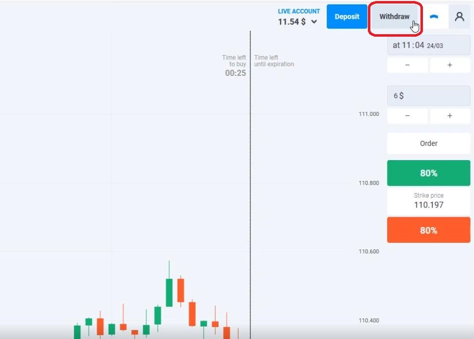 How to withdraw money from Olymp Trade account